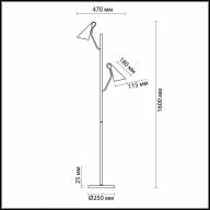 4439/2F MODERNI LN20 142 белый, золотой Торшер E14 2*40W 220V WATSON - 4439/2F MODERNI LN20 142 белый, золотой Торшер E14 2*40W 220V WATSON
