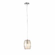 SL1051.103.01 Светильник подвесной ST-Luce Хром/Коньячный E27 1*60W - SL1051.103.01 Светильник подвесной ST-Luce Хром/Коньячный E27 1*60W