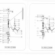 313012308 Барселона 8*60W E14 220 V люстра - 313012308 Барселона 8*60W E14 220 V люстра