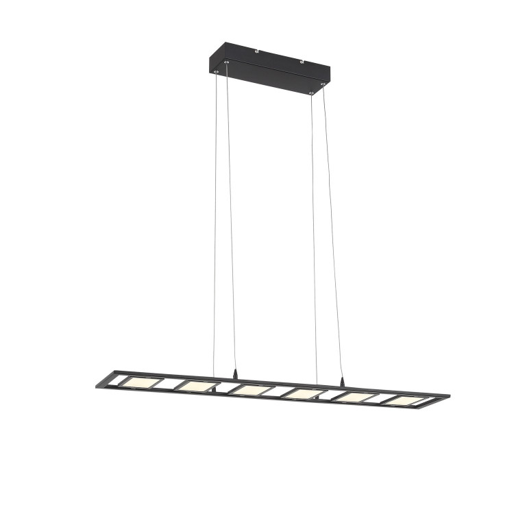 SL842.403.06 Светильник подвесной ST-Luce Черный анодированный/Белый LED 6*8W 4000K