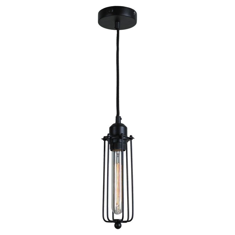 SLD968.403.01 Светильник подвесной ST-Luce Черный/Черный E27 1*60W