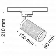 Трековый светильник Technical TR011-1-GU10-G - Трековый светильник Technical TR011-1-GU10-G