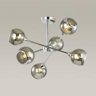 4530/6C COMFI LN21 210 хром, дымчатый Люстра потолочная E27 6*60W 220V SANDRA - 4530/6C COMFI LN21 210 хром, дымчатый Люстра потолочная E27 6*60W 220V SANDRA