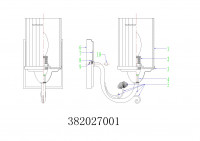 382027001 Айвенго 1*40W Е14 220 V бра