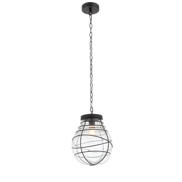 SL321.403.01 Подвес ST-Luce Черный/Прозрачный E27 1*60W