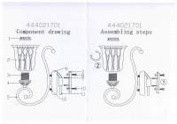 444021701 Вирджиния 1*60W E27 220 V бра