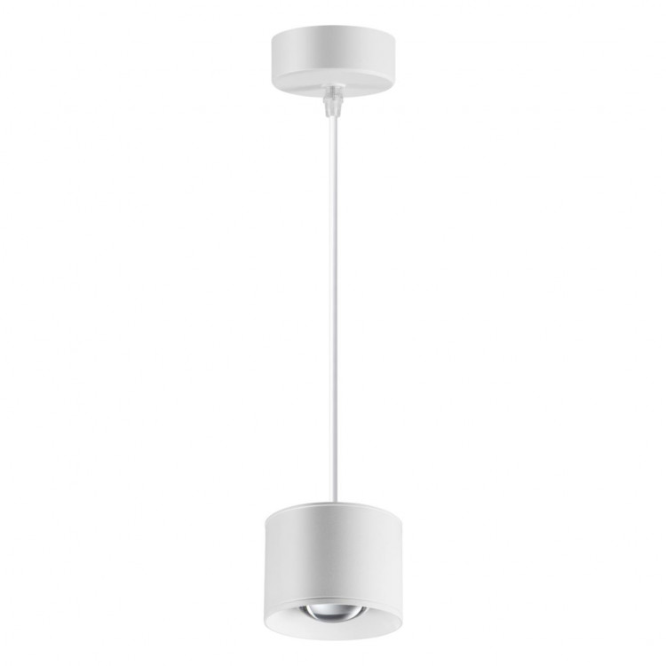 358655 OVER NT21 189 белый Светильник накладной светодиодный, провод 2м IP20 LED 4000К 12W 220V PATERA