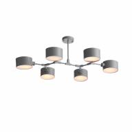SLE183702-06 Светильник потолочный Серый/Серый E14 6*60W - SLE183702-06 Светильник потолочный Серый/Серый E14 6*60W