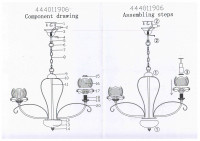 444011906 Вирджиния 6*40W E14 220 V люстра
