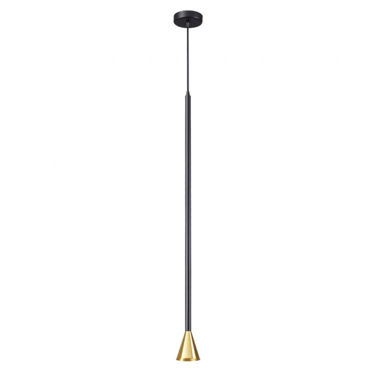 3884/1GB HIGHTECH ODL20 315 черно-золотистый/металл Подвесной светильник LED GU10 7W 220V PIPA