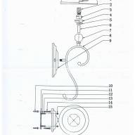 386023801 Палермо 1*40W G9 220 V бра - 386023801 Палермо 1*40W G9 220 V бра