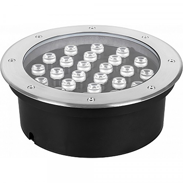 Светодиодный светильник тротуарный (грунтовый) Feron SP2708 24W холодный белый 85-265V IP67
