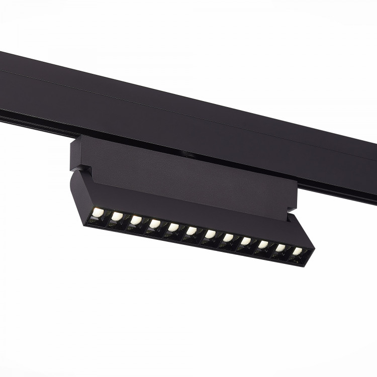 ST362.436.12 Магнитный трековый светильник Черный LED 1*12W 3000K 1 009Lm Ra>80 36° IP20 L219xW22xH134 48V