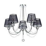 3228/5 COMFI LN16 079 хром Люстра потолочная E14 5*40W 220V ASANTA - 3228/5 COMFI LN16 079 хром Люстра потолочная E14 5*40W 220V ASANTA