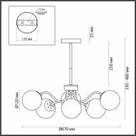 4554/6C MODERNI LN21 078 хром Люстра на штанге E14 6*40W 220V CANDICE - 4554/6C MODERNI LN21 078 хром Люстра на штанге E14 6*40W 220V CANDICE