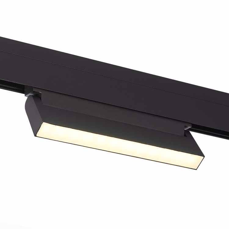 ST363.436.12 Магнитный трековый светильник Черный LED 1*12W 3000K 720Lm Ra>80 120 IP20 L219xW22xH108 48V