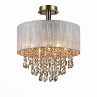 SL893.132.05 Люстра потолочная ST-Luce Античная бронза/Серебристый, Коньячный E14 5*40W - SL893.132.05 Люстра потолочная ST-Luce Античная бронза/Серебристый, Коньячный E14 5*40W