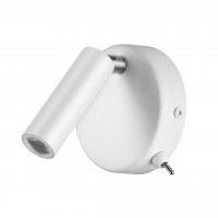 5221/3WL LEDIO LN22 049 белый Бра с выкл. LED 3W 3000K 330Лм  220V CHASE