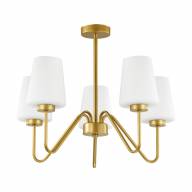 3791/5C NEOCLASSI LN19 132 золотой, белый Люстра на штанге E27 5*60W 220V OLIVIA - 3791/5C NEOCLASSI LN19 132 золотой, белый Люстра на штанге E27 5*60W 220V OLIVIA
