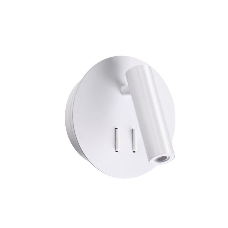 3912/9WL HIGHTECH ODL20 277 бел/металл Наст-й свет-к с лампой д/чтения с выкл LED 9W 3000K 220V BEAM