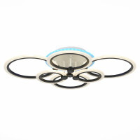 SLE500542-06RGB Светильник потолочный Белый, Черный/Белый LED 1*132W RGB 8W 3000-6000K