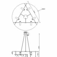 Подвесной светильник Technical MOD128PL-06GB - Подвесной светильник Technical MOD128PL-06GB