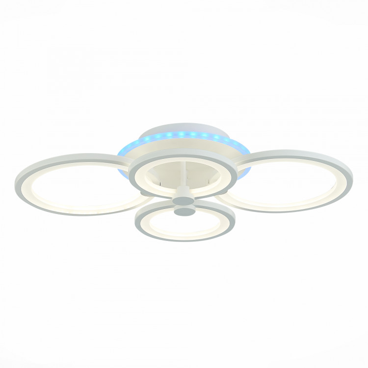 SLE200352-04RGB Светильник потолочный Белый/Белый LED 1*100W RGB 8W 3000-6000K