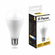 Лампа светодиодная Feron LB-98 Шар E27 20W 2700K - Лампа светодиодная Feron LB-98 Шар E27 20W 2700K