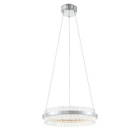 SL383.103.01 Светильник подвесной ST-Luce Хром/Хром, Прозрачный LED 1*34W