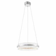 SL383.103.01 Светильник подвесной ST-Luce Хром/Хром, Прозрачный LED 1*34W - SL383.103.01 Светильник подвесной ST-Luce Хром/Хром, Прозрачный LED 1*34W