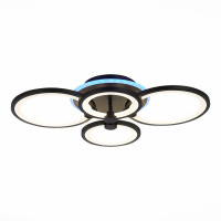 SLE200342-04RGB Светильник потолочный Черный/Белый LED 1*100W RGB 8W 3000-6000K