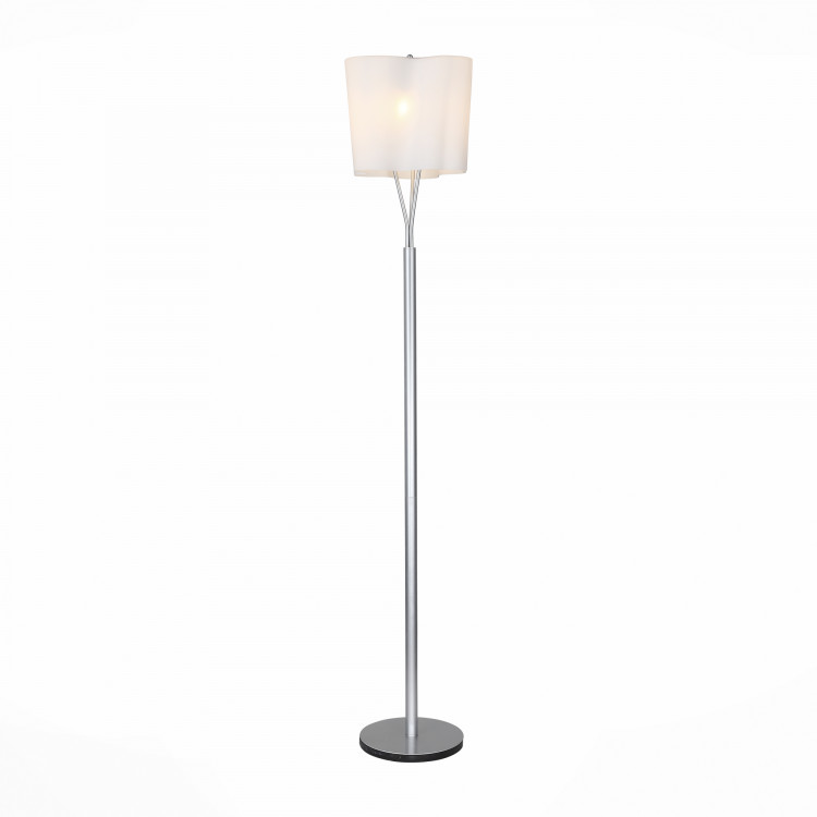 SL116.505.03 Торшер ST-Luce Серебристый/Белый E27 3*60W (из 2-х коробок)
