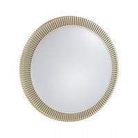 3032/DL TAN SN 059 Светильник пластик/белый/золотой LED 48Вт 3000-6500K D400 IP43 пульт ДУ/ LampSmart LERBA GOLD