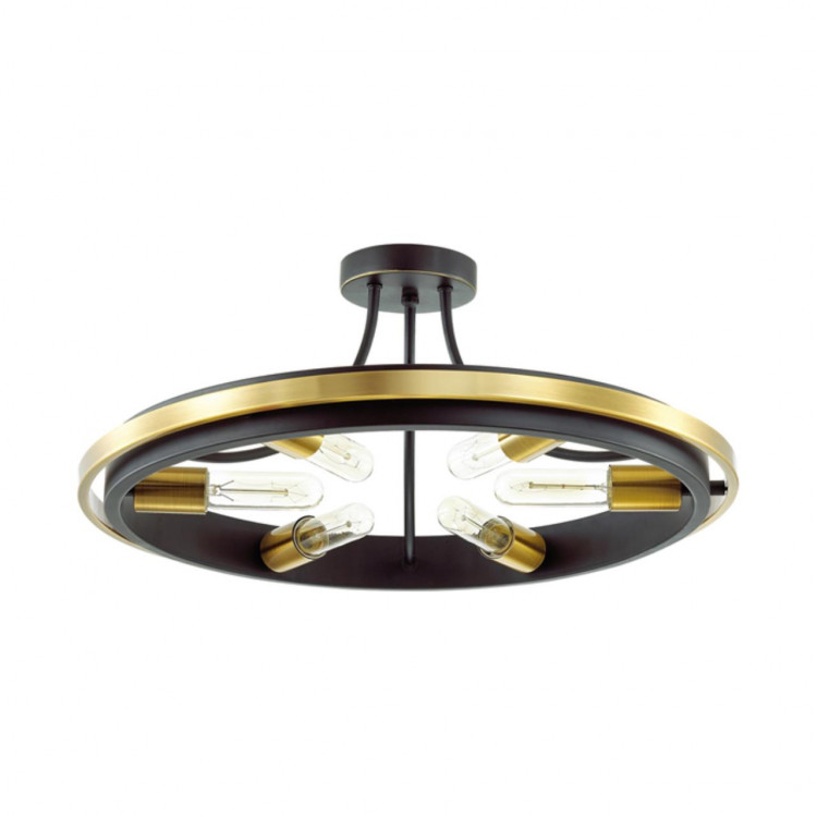 4401/6C LOFTI LN19 158 золотой, черный Люстра потолочная E27 6*60W 220V MAEVE