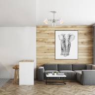 3591/3C MODERNI LN18 154 белый с матовым никелем Люстра на штанге E27 3*60W 220V ARUDIS - 3591/3C MODERNI LN18 154 белый с матовым никелем Люстра на штанге E27 3*60W 220V ARUDIS