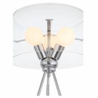 SL512.105.03 Торшер ST-Luce Хром/Прозрачный E27 Globe 3*100W - SL512.105.03 Торшер ST-Luce Хром/Прозрачный E27 Globe 3*100W