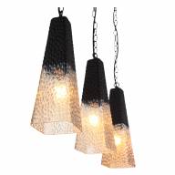 SL388.403.03 Светильник подвесной ST-Luce Черный/Черный, Янтарный E27 3*60W - SL388.403.03 Светильник подвесной ST-Luce Черный/Черный, Янтарный E27 3*60W