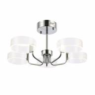 SLE283102-05 Светильник потолочный Хром/Белый LED 5*8W - SLE283102-05 Светильник потолочный Хром/Белый LED 5*8W
