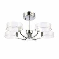 SLE283102-05 Светильник потолочный Хром/Белый LED 5*8W - SLE283102-05 Светильник потолочный Хром/Белый LED 5*8W