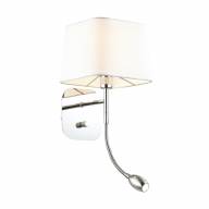 4114/2W MODERN ODL19 241 хром/белый Бра E14, LED 1*40W, 3W EDIS - 4114/2W MODERN ODL19 241 хром/белый Бра E14, LED 1*40W, 3W EDIS