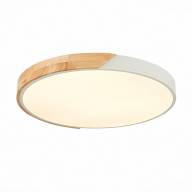SLE200952-01 Светильник потолочный Белый, Светлое дерево/Белый LED 1*45W 3000K/4000K/6000K - SLE200952-01 Светильник потолочный Белый, Светлое дерево/Белый LED 1*45W 3000K/4000K/6000K