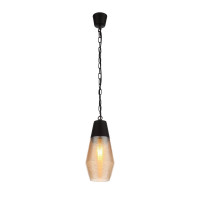 SL388.413.01 Подвес ST-Luce Черный/Черный, Янтарный E27 1*60W