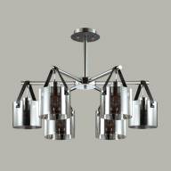 3716/6C MODERNI LN19 090 хром/дымчатый Люстра потолочная E27 6*60W 220V VALARIE - 3716/6C MODERNI LN19 090 хром/дымчатый Люстра потолочная E27 6*60W 220V VALARIE
