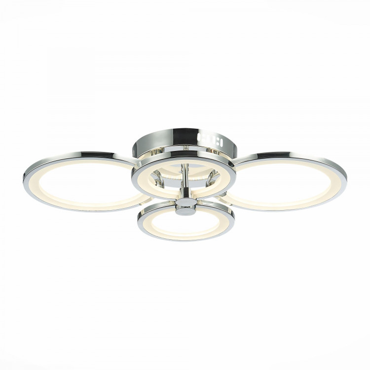 SLE200312-04 Светильник потолочный Хром/Белый LED 1*100W 3000-6000K