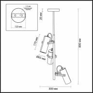 3714/3A MODERNI LN19 143 золотой, чёрный Люстра GU10 LED 3*5W 220V CLAIRE - 3714/3A MODERNI LN19 143 золотой, чёрный Люстра GU10 LED 3*5W 220V CLAIRE