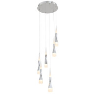 SL405.103.06 Светильник подвесной ST-Luce Хром/Хром, Белый LED 6*7W 3000K
