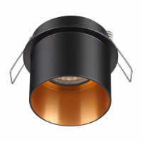 370431 SPOT NT19 281 черный Встраиваемый светильник IP20 GU10 50W 220V BUTT
