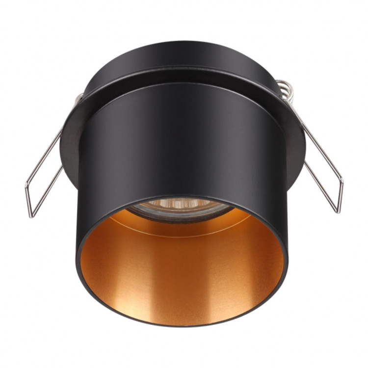 370431 SPOT NT19 281 черный Встраиваемый светильник IP20 GU10 50W 220V BUTT