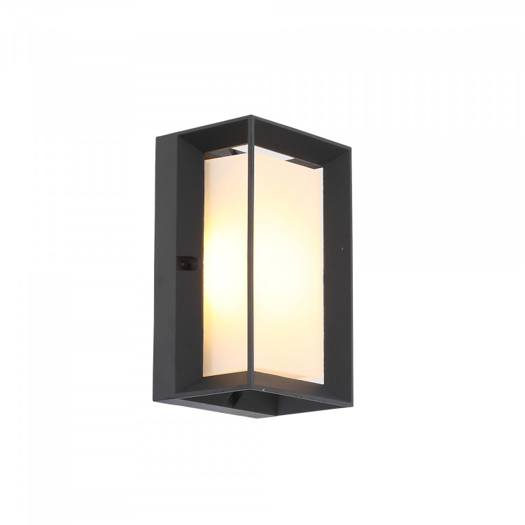 SL077.411.01 Светильник уличный настенный ST-Luce Черный/Белый LED 1*6W