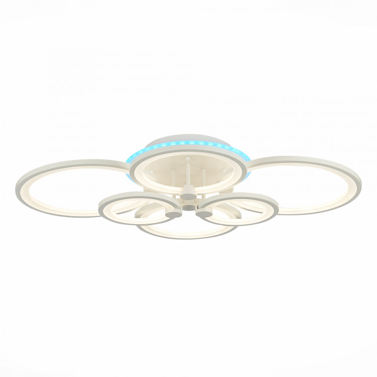 SLE200352-06RGB Светильник потолочный Белый/Белый LED 1*168W RGB 8W 3000-6000K